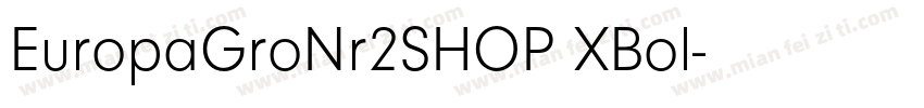 EuropaGroNr2SHOP XBol字体转换